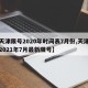 【天津限号2020年时间表7月份,天津限号2021年7月最新限号】